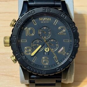 Nixon The 51-30 Chronograph "Simplify" Chrono Men's Analog Surf Watch RUNNING